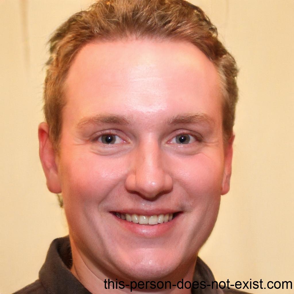 Middle-aged ginger man